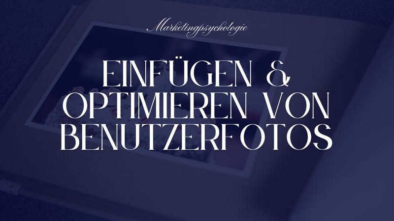 Katalog: Einfügen und Optimieren von Benutzerfotos