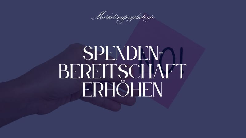 Wie kleine Zahlen die Spendenbereitschaft erhöhen