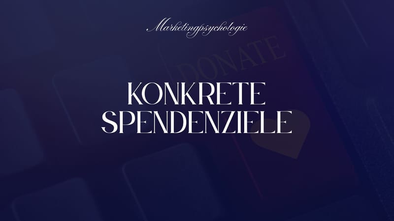 Wohin geht mein Geld? Warum konkrete Spendenziele mehr bewirken