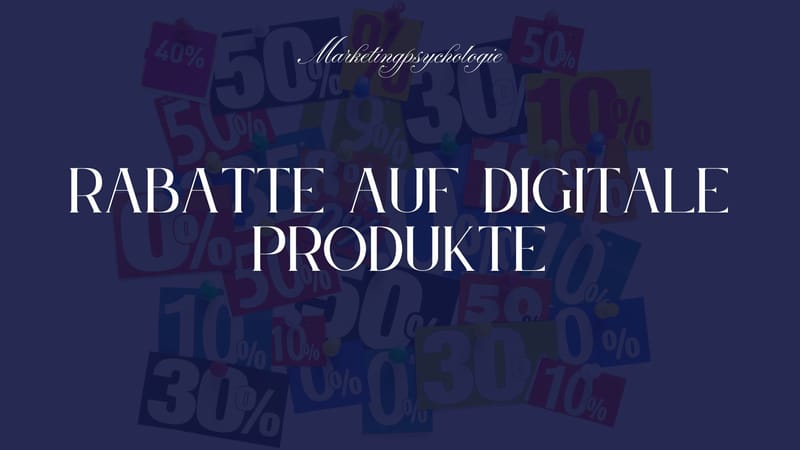 Warum sollten Sie Rabatte auf seltene digitale Produkte vorab ankündigen?