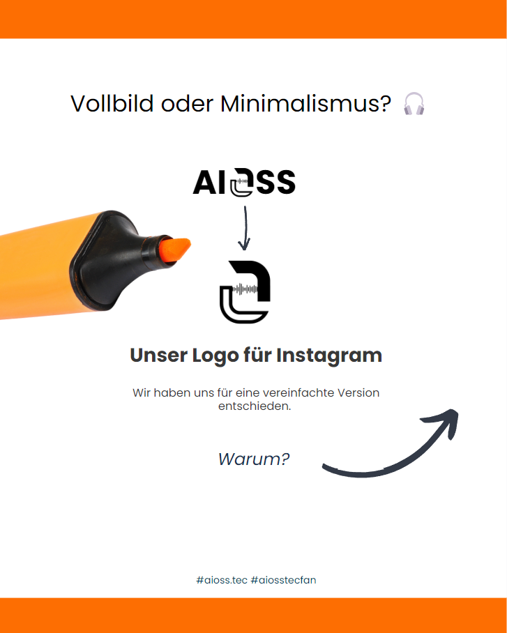 Erstellung Instagram Logo für fiktives Unternehmen