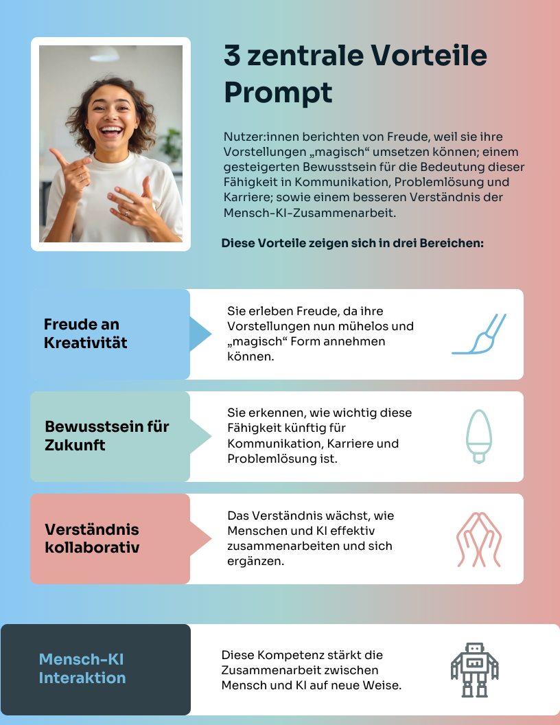 3 zentrale Vorteile Prompt