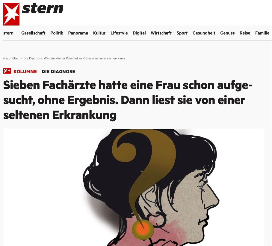 Fallvorstellung im Magazin "Stern"