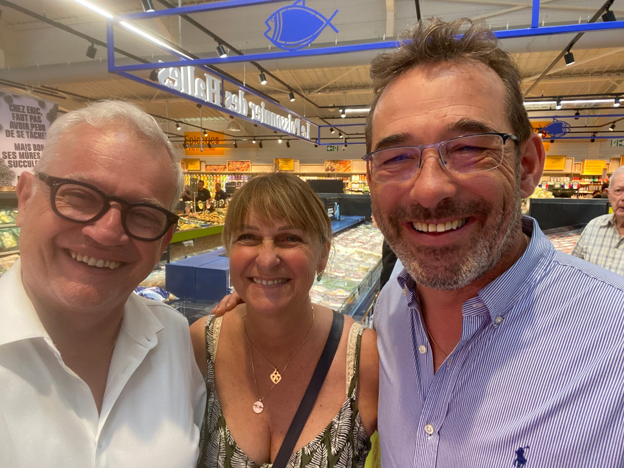 Législatives 2024, sur le terrain avec Frédérique Meunier avec Laurent Darthou Maire de Malemort