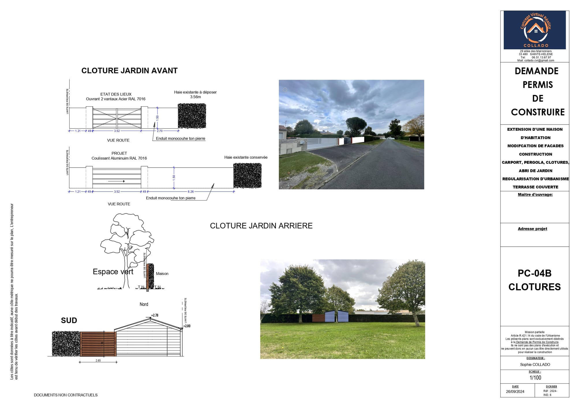 Extension et Rénovation d'une maison d'Habitation - LACANAU