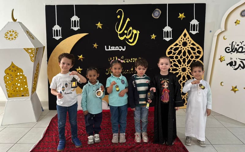 A joyful and bright Ramadan atmosphere filled with happiness at the KG celebration SY 2025-2026