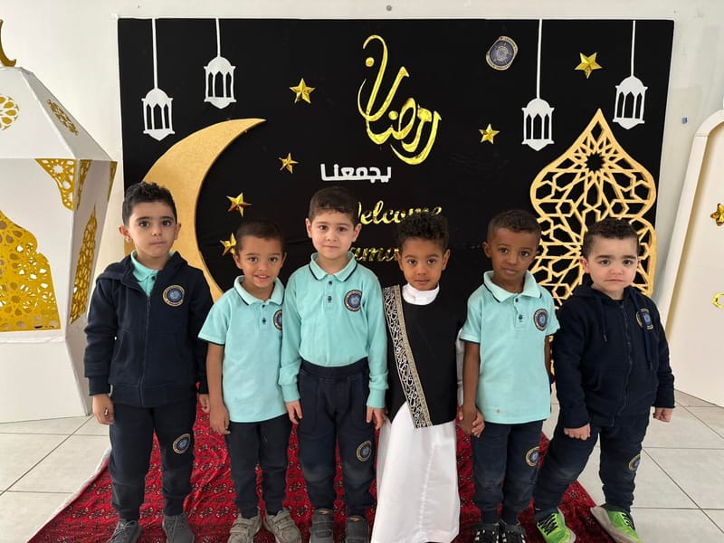 A joyful and bright Ramadan atmosphere filled with happiness at the KG celebration SY 2025-2026