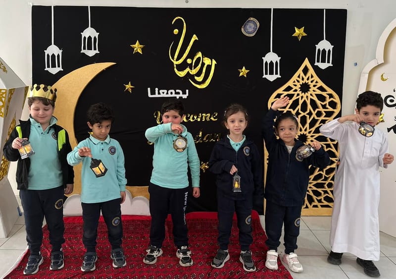 A joyful and bright Ramadan atmosphere filled with happiness at the KG celebration SY 2025-2026