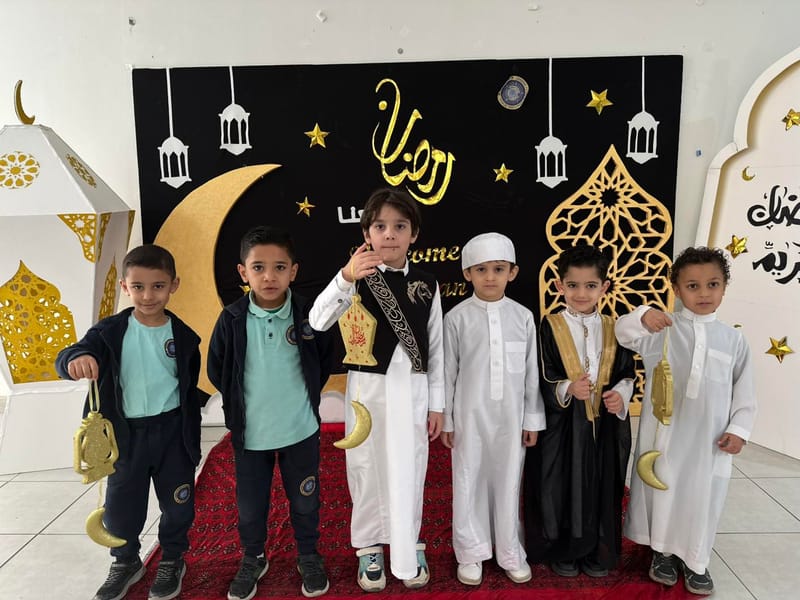 A joyful and bright Ramadan atmosphere filled with happiness at the KG celebration SY 2025-2026