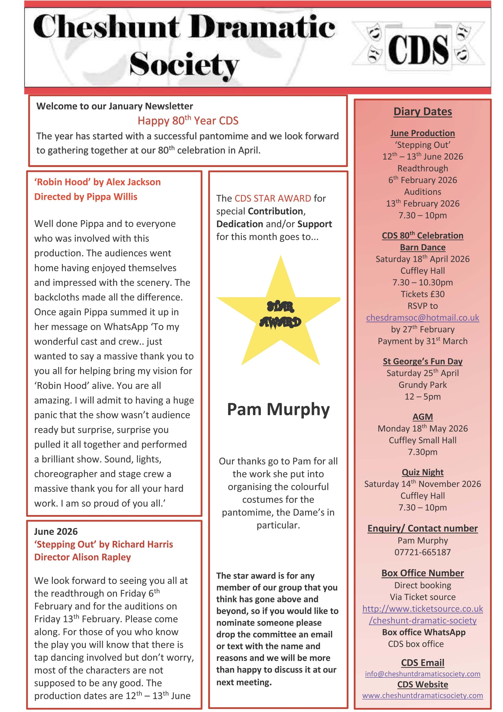 Newsletter January 2026