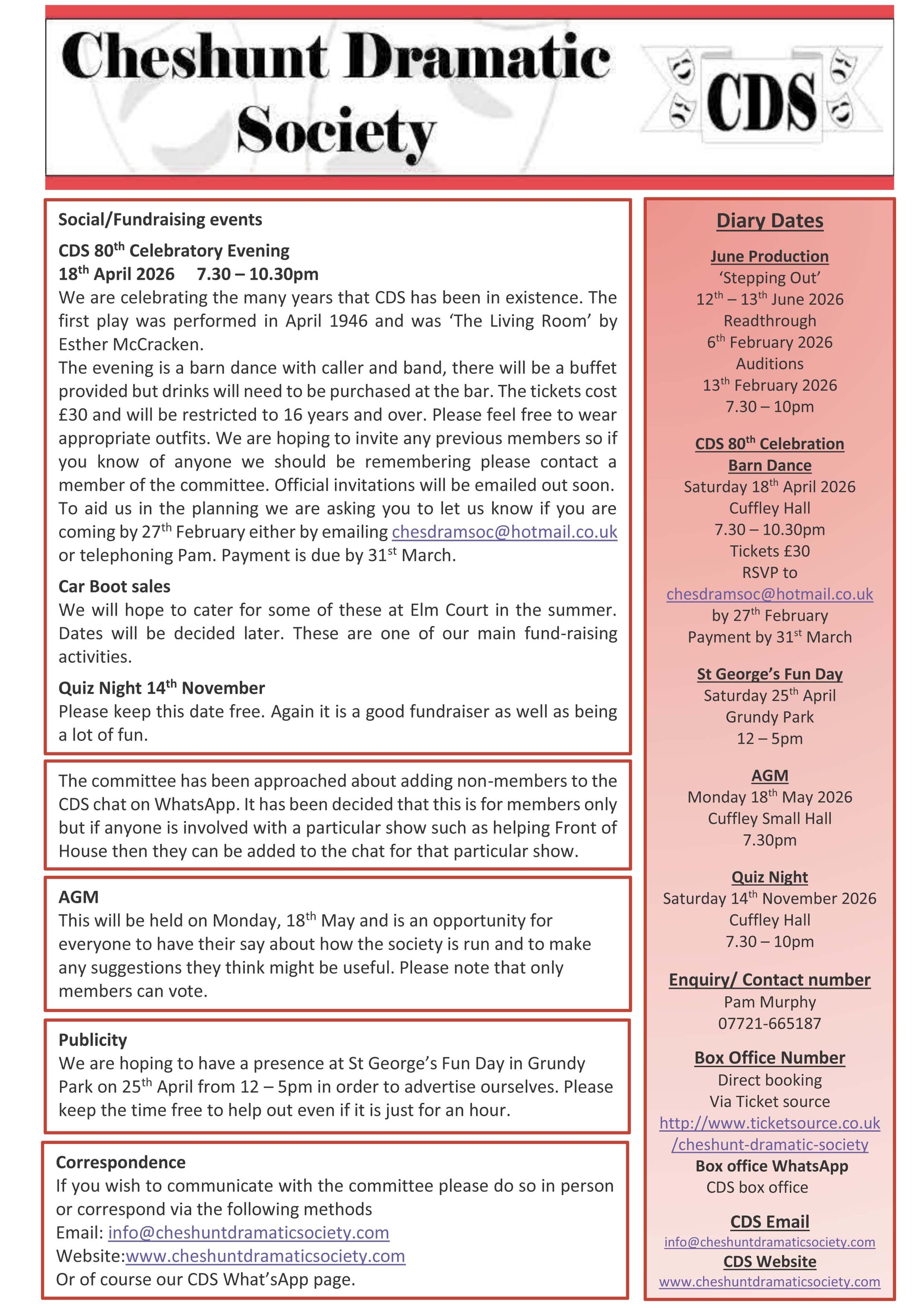 Newsletter January 2026