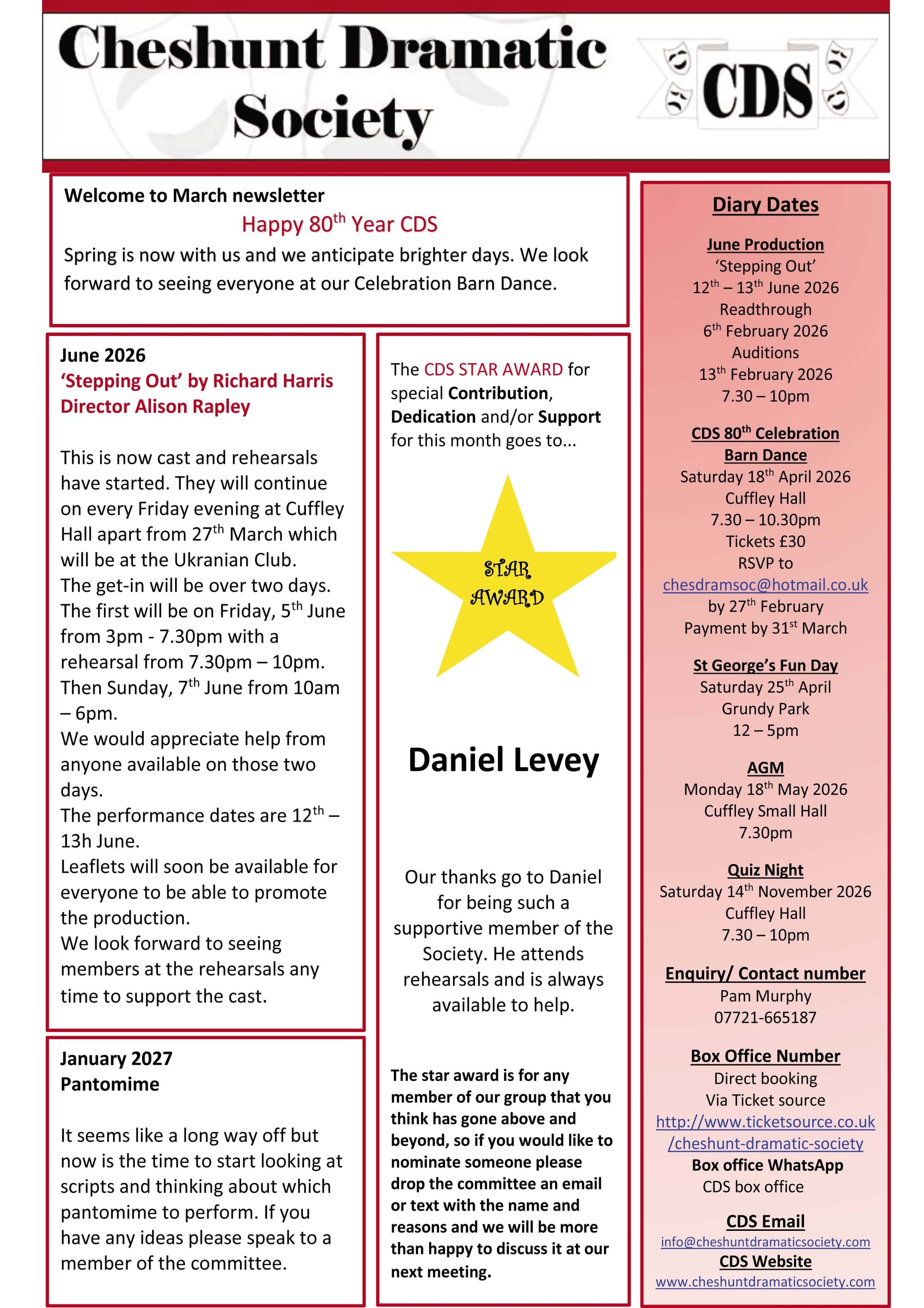 Newsletter March 2026