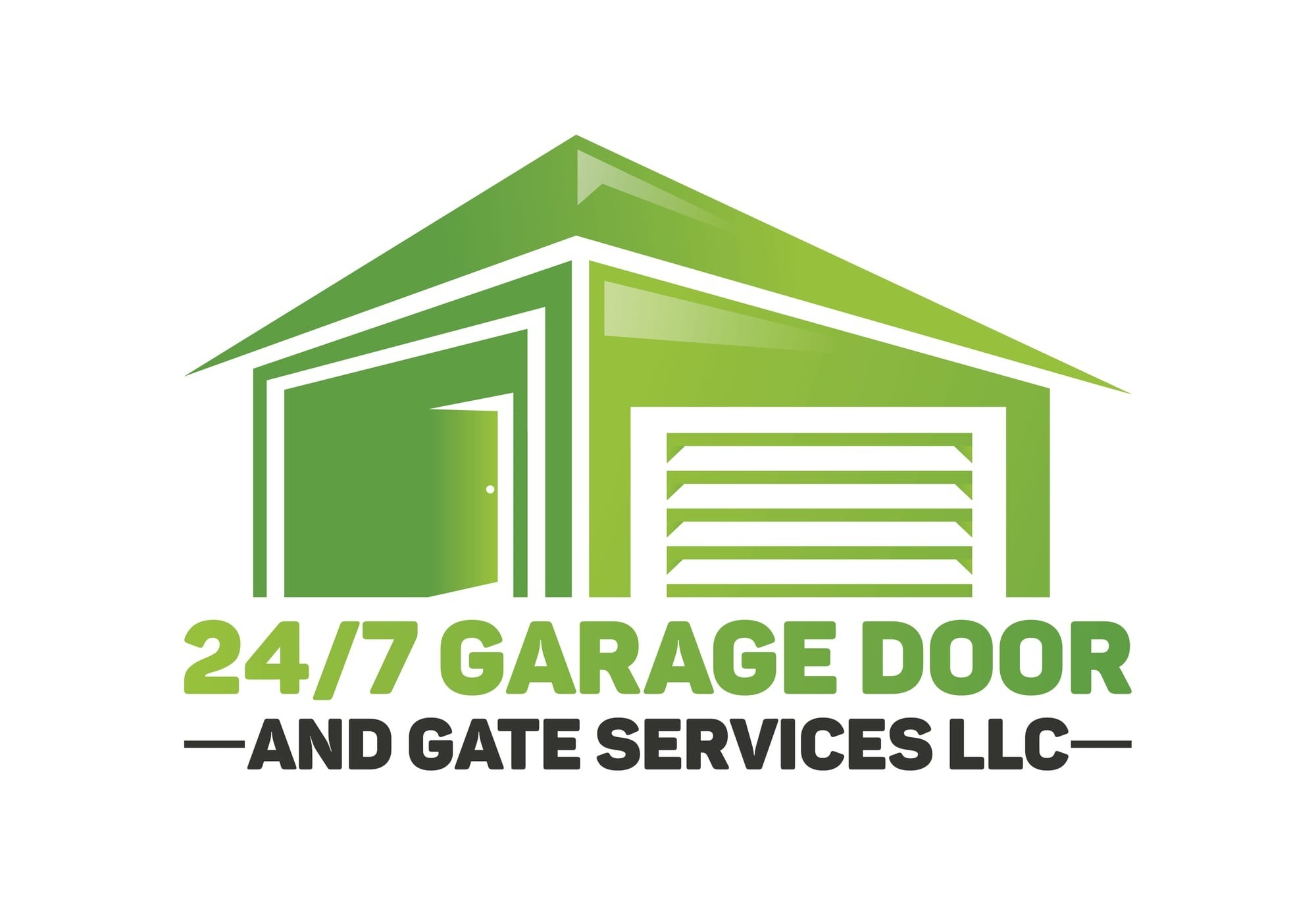 24/7 Garage Door And Gate Services - Official Logo