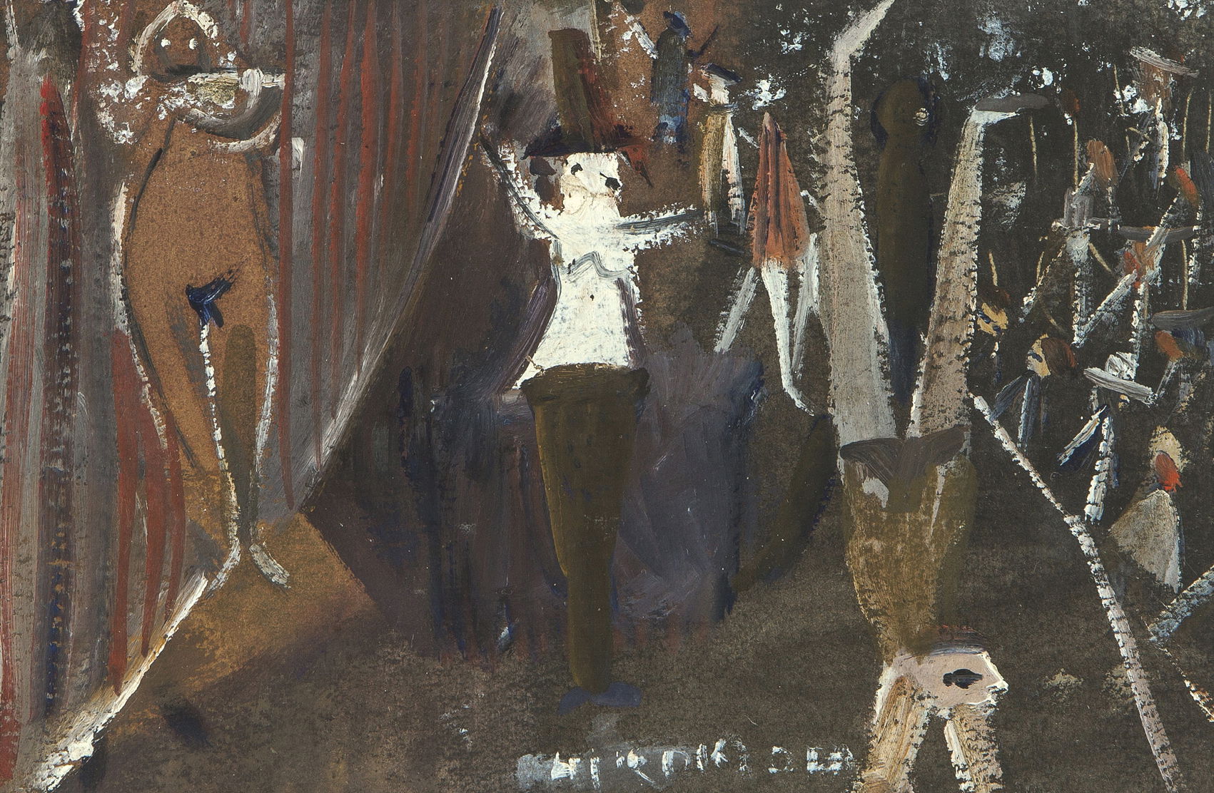 曲芸　17.4×27.5㎝