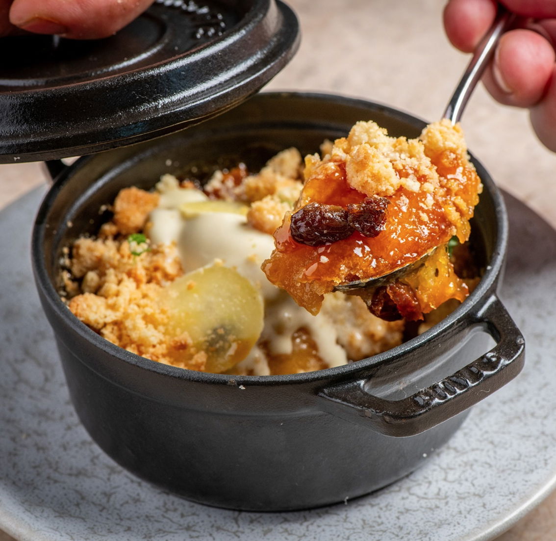 A twist to Apple Crumble