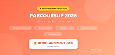 Formation en ligne PARCOURSUP