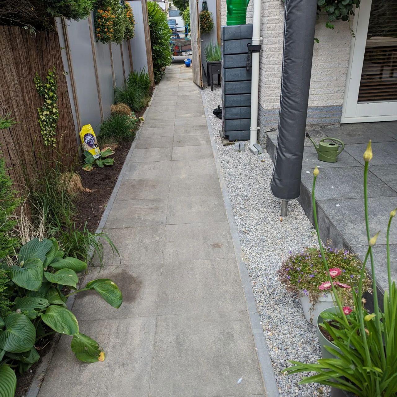 Aanleg van een nieuwe tuin