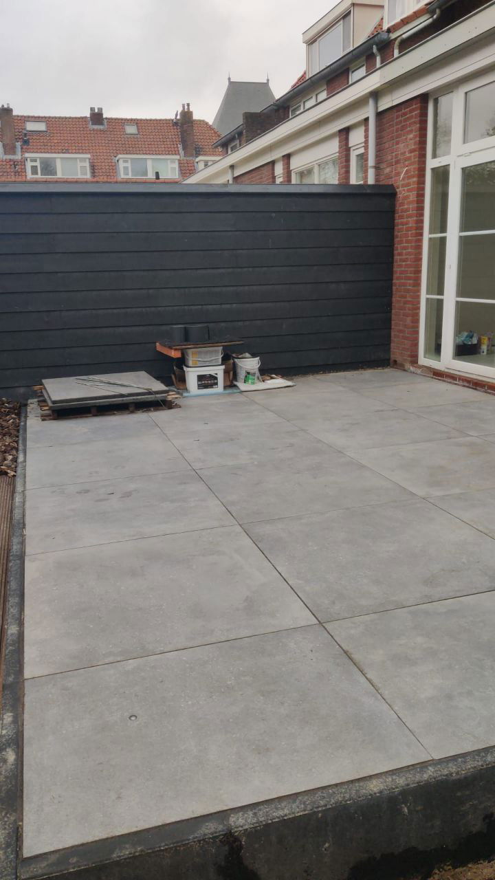 Houten terrassen en kunstmatige terrassen