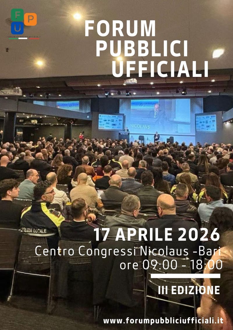 Forum Pubblici Ufficiali III Edizione 2026