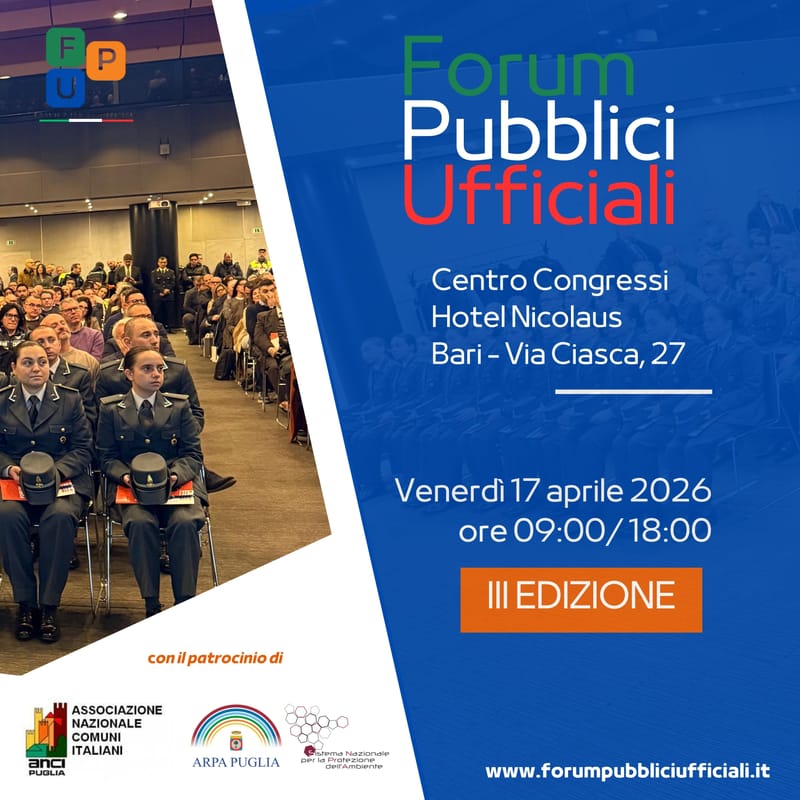 Forum Pubblici Ufficiali III Edizione 2026
