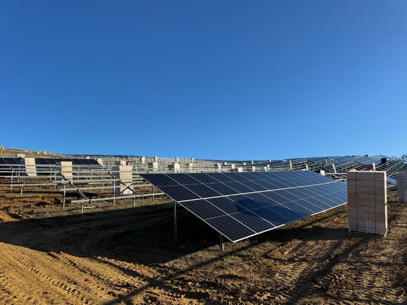 (20MW mesa-fija Sun Support)  Montaje mecánico de estructura y módulos
