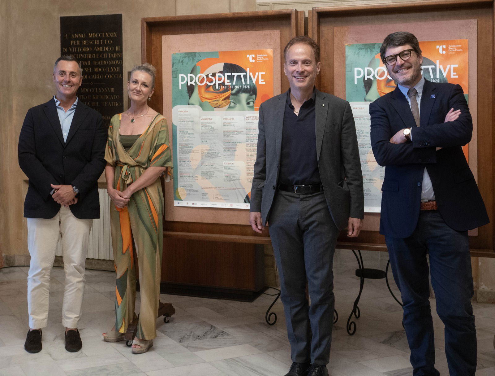28 titoli tra PROSA, VARIETÀ, COMICO, EVENTI e APERITIVI IN… MUSICA per un totale di 40 ALZATE DI SIPARIO a Ottobre prende il via la Stagione 2025/2026 del Teatro Coccia di Novara "PROSPETTIVA"
