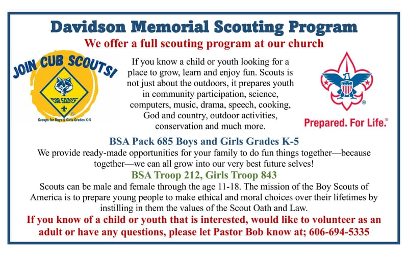 Davidson Scouting is ready for a great year.