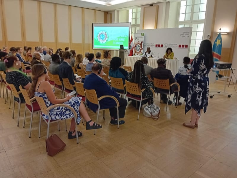 « THE ACTIVE DIPLOMACY OF THE DEMOCRATIC REPUBLIC OF CONGO » A talk by H.E Ms Louise NZANGA RAMAZANI, Ambassador of the Democratic Republic of Congo