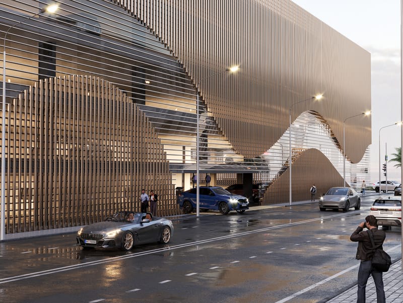 MODERN PARKING LOT DESING 6738 - DUBAI