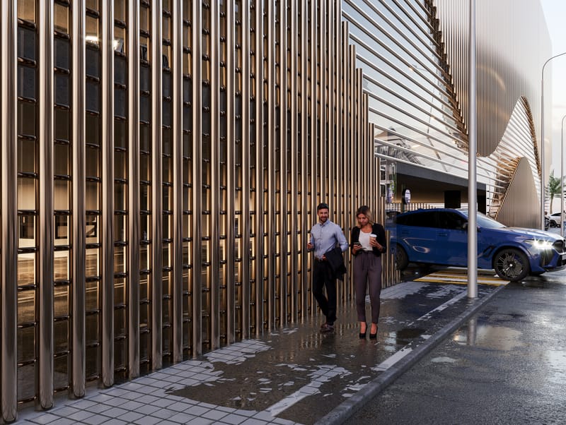 MODERN PARKING LOT DESING 6738 - DUBAI