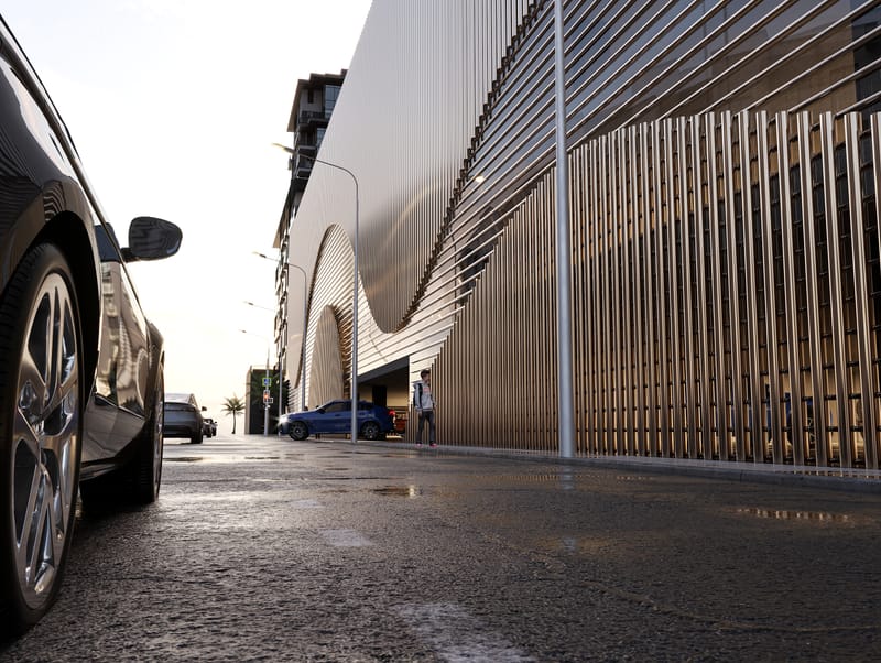 MODERN PARKING LOT DESING 6738 - DUBAI