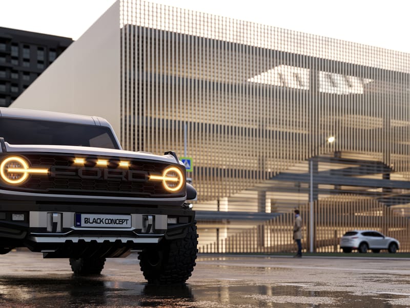 MODERN PARKING LOT DESING 6738 - DUBAI