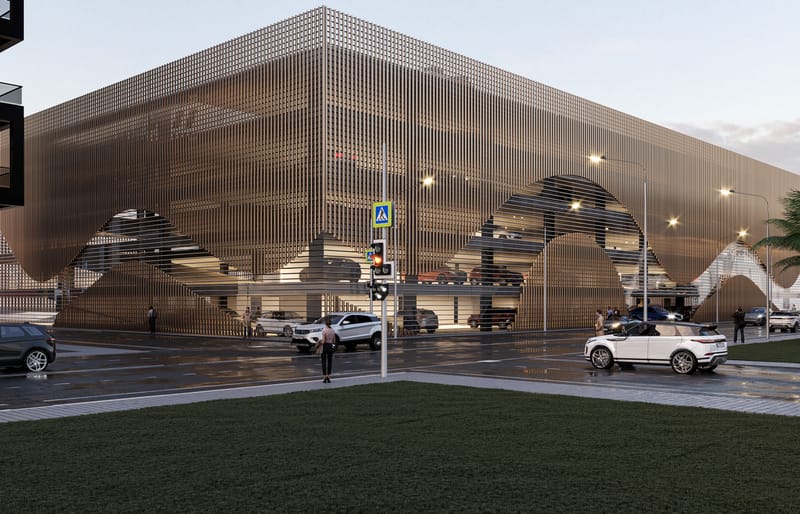 MODERN PARKING LOT DESING 6738 - DUBAI