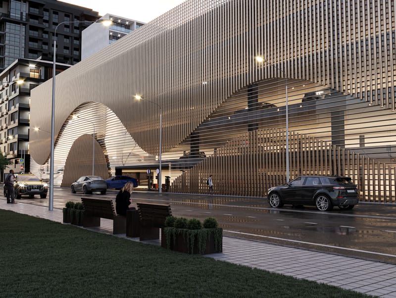 MODERN PARKING LOT DESING 6738 - DUBAI