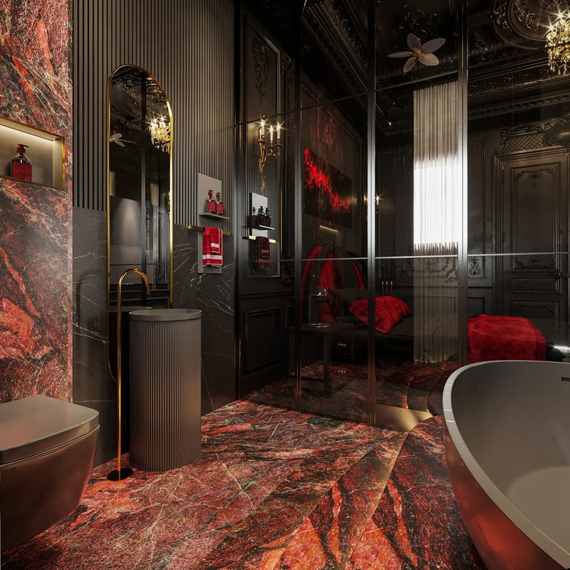 DARK BEDROOM 4934 - DUBAİ