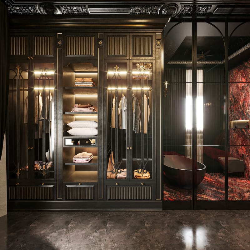 DARK BEDROOM 4934 - DUBAİ