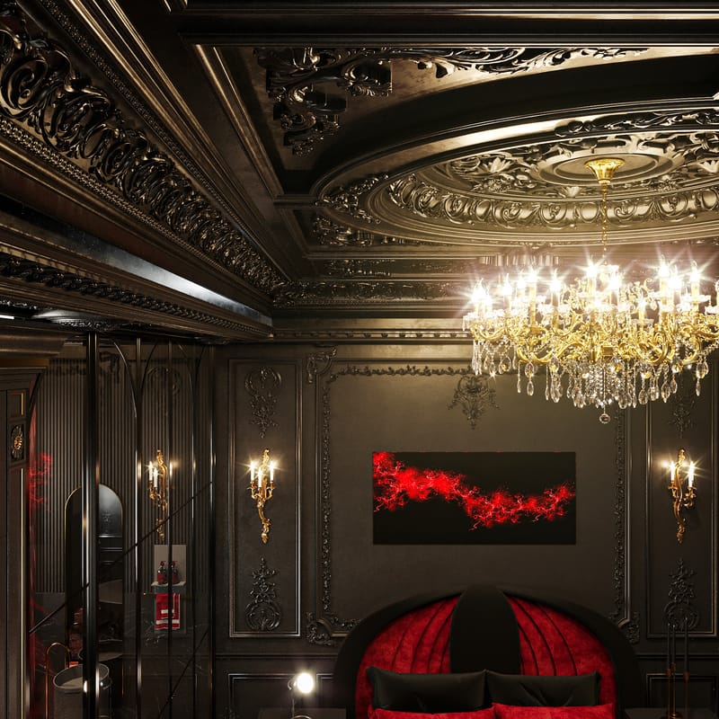 DARK BEDROOM 4934 - DUBAİ