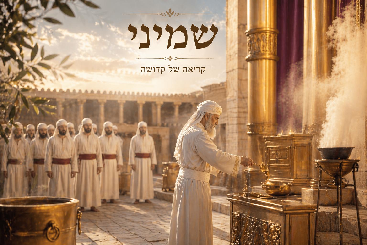פָּרָשַׁת שְׁמִינִי - מַזְכִּירָה לָנוּ לִמְשֹׁחַ עַצְמֵנוּ בְּדַעַת אֱלוֹקִית שֶׁתְּגַלֶּה אֶת הַנְּשָׁמָה שֶׁבָּנוּ הַמְּשַׁנָּה מְצִיאוּת.