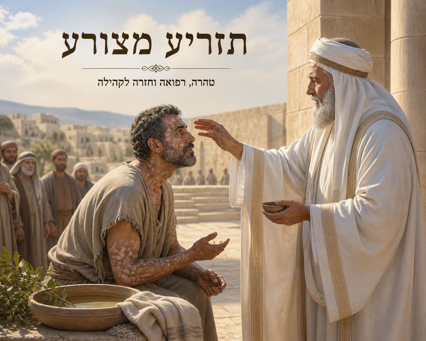 פָּרָשַׁת  'תַּזְרִיעַ-מְצֹרָע' - אִשָּׁה הִיא מַעֲלָה רוּחָנִית, הַנּוֹשֵׂאת בְּתוֹכָהּ אֶת הַיְּכֹלֶת לִזְרֹעַ בָּאִישׁ שֶׁלָּהּ זְרָעִים רוּחָנִיִּים כְּגוֹן: קִרְבָה לְהָשֵׁם, הֲבָנַת נַפְשׁוֹ.., שֶׁיַּצְמִיחוּ מִתּוֹכוֹ אֶת הָאָדָם הָאֵיכוּתִי שֶׁהוּא.