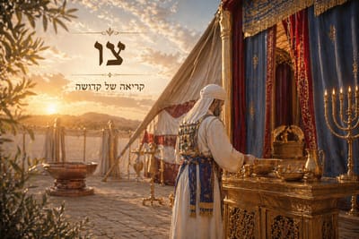 פָּרָשַׁת צַו -מִלָּה קְטַנָּה מַשְׁמָעוּת גְּדוֹלָה. צֶדֶק אֲמִתִּי מִתְקַיֵּם רַק כְּשֶׁאָנוּ נִלְמַד לְהַצְדִּיק אֶת הַמַּהֲלָךְ הָאֱלוֹקִי