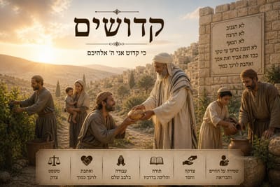 פָּרָשַׁת קְדוֹשִׁים - קוֹרֵאת לָנוּ לִשְׁקֹד עַל הָאֱמֶת, תּוֹךְ בֵּרוּר מִדּוֹתֵינוּ, וּלְהִתְחַבֵּר לָאַהֲבָה הַטְּהוֹרָה הַמְּמָאֶנֶת לְמַלֵּא אוֹתָנוּ.