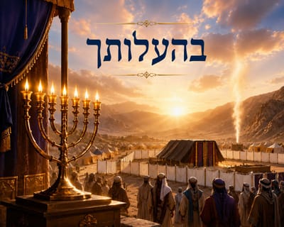 פָּרָשַׁת בְּהַעֲלֹתְךָ - מְלַמֶּדֶת אוֹתָנוּ, כְּשֶׁאָנוּ נִמְצָאִים בְּעָלֶיהָ רוּחָנִית, יוֹפִיעוּ הִרְהוּרִים רַבִּים, שֶׁמַּטְּרָתָם לְהַעֲלוֹת אוֹתָנוּ אֶל הַתּוֹעֶלֶת שֶׁבָּנוּ לָעוֹלָם.