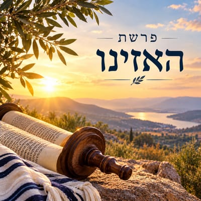 פָּרָשַׁת הַאֲזִינוּ - מְלַמֶּדֶת אוֹתָנוּ, רַק כַּאֲשֶׁר נַגִּיעַ לְאִזּוּן בַּנֶּפֶשׁ, נוּכַל לְהָבִין מָה הַשֵּׁם רוֹצֶה מֵאִתָּנוּ, וְנַחְוֶה אֶת הַלֵּב וְהַשִּׂמְחָה.
