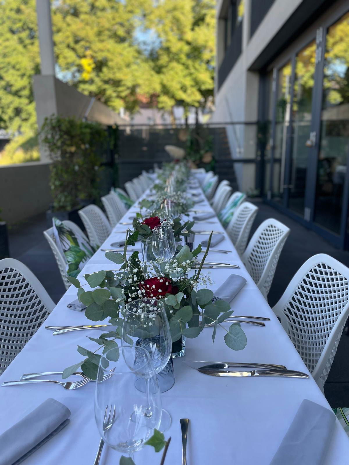 Evénements sur la terrasse