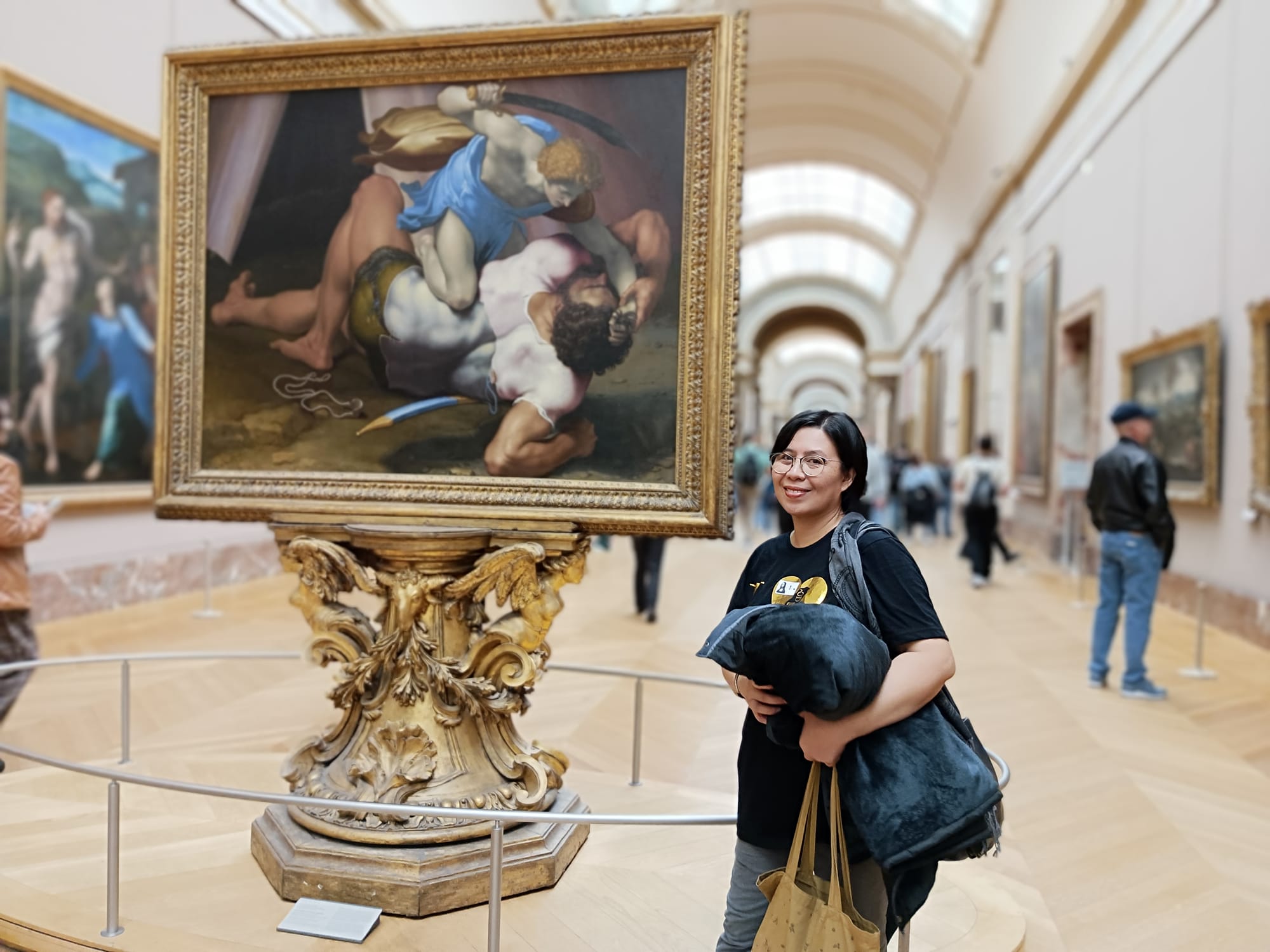 At the Louvre - Paris