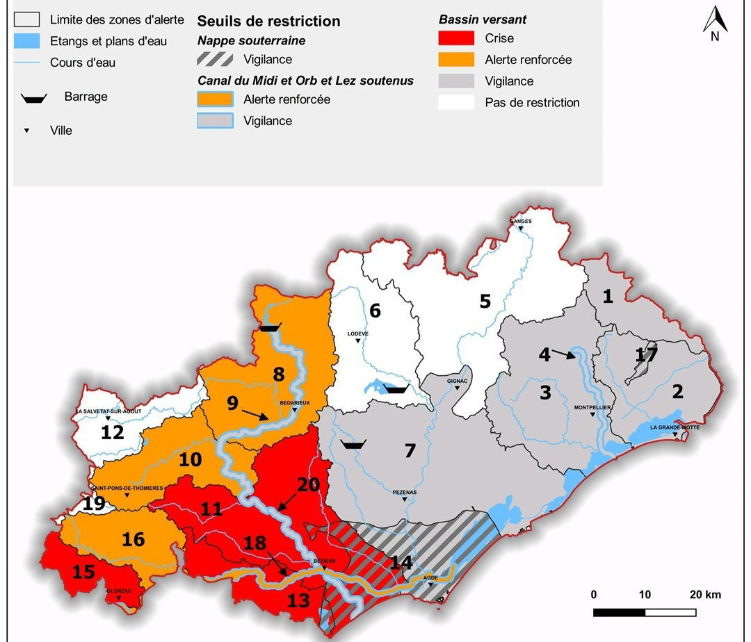 Arrêté Préfectoral "Sécheresse" du 30 octobre 2024