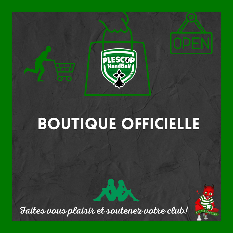 La boutique du club est ouverte !