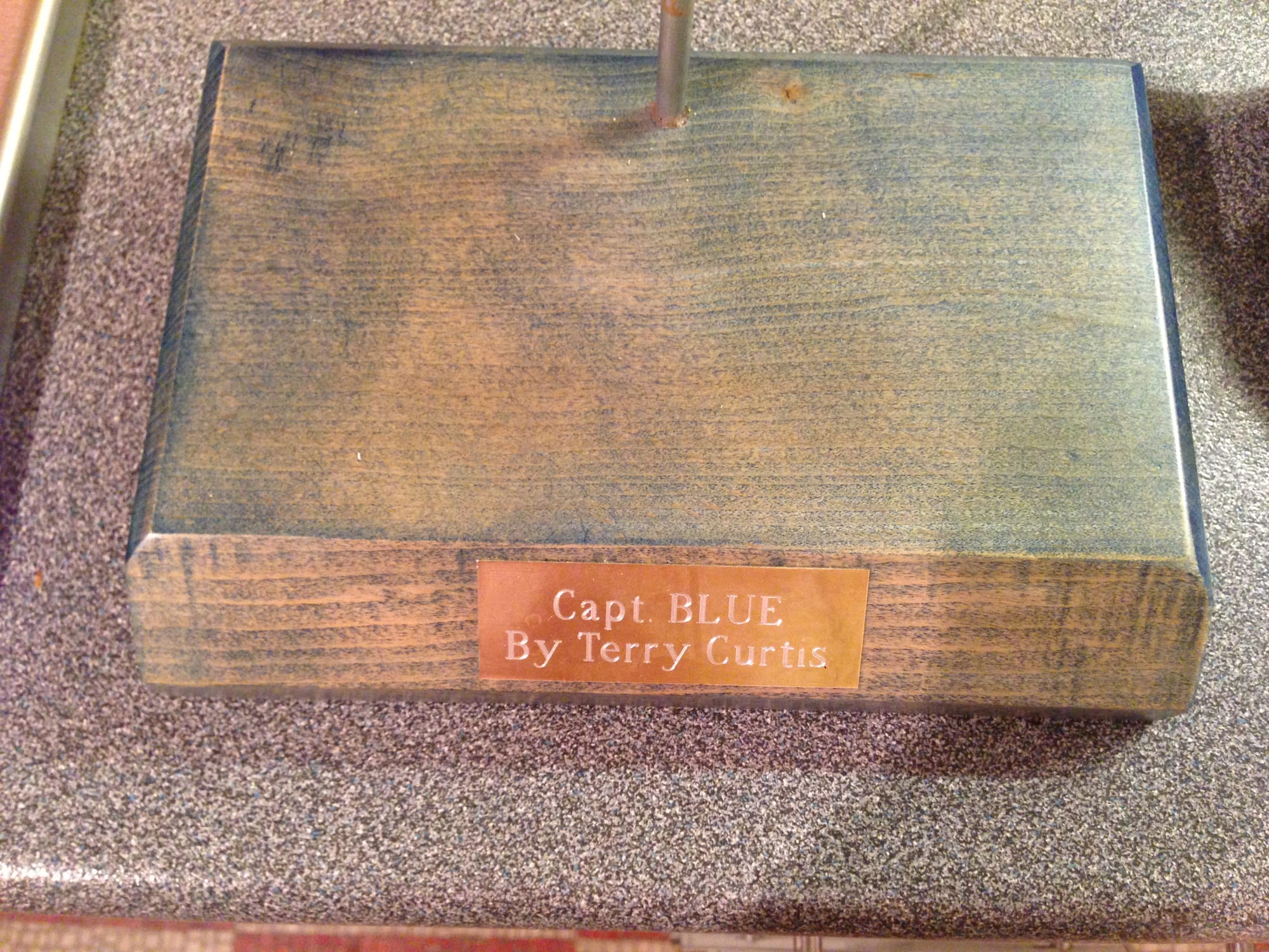 Captain Blue Repro by Terry Curtis