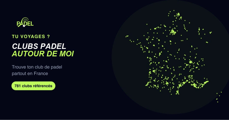 Notre nouveau site internet pour les Padelistes.