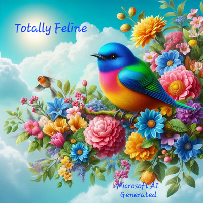 Totally Feline Just Got a Little More...Feathered